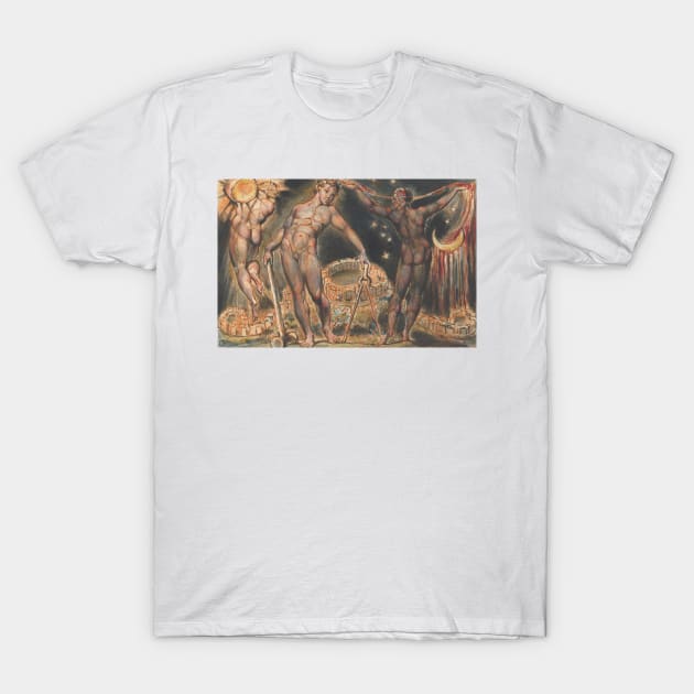 Jerusalem, Plate 100 by William Blake T-Shirt by Classic Art Stall